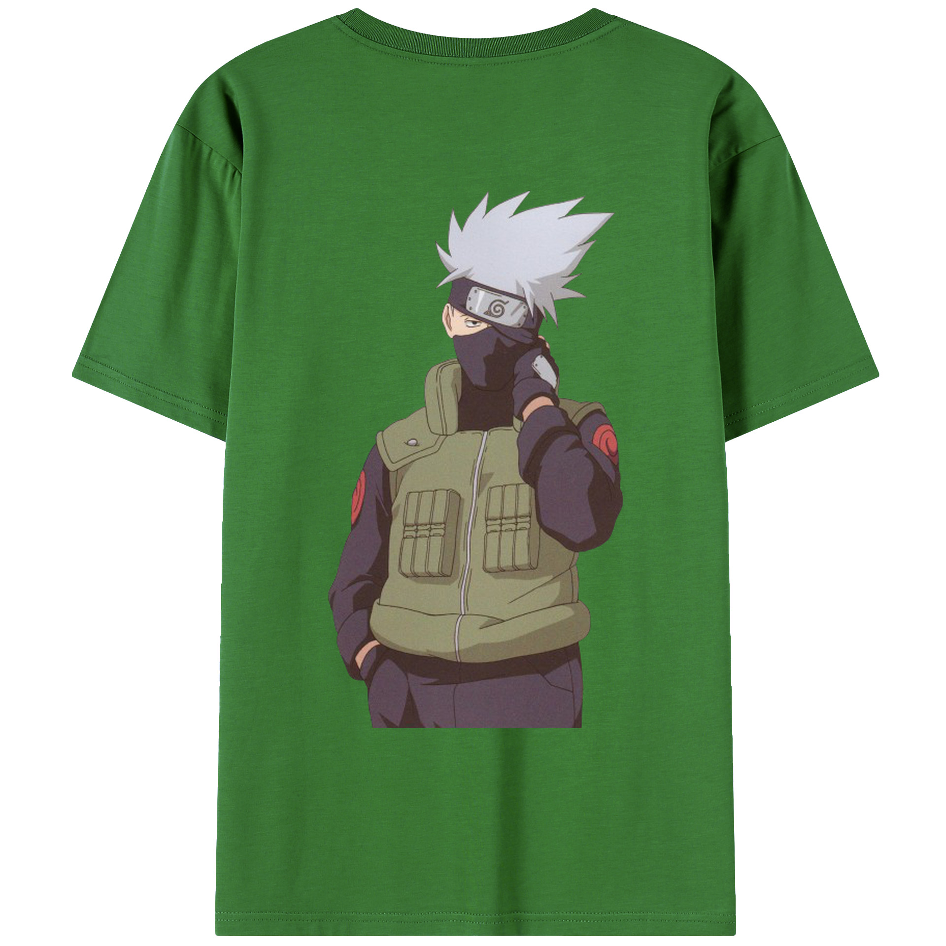 （画像用） NARUTO -ナルト- はたけ カカシ Hatake Kakashi レディース半袖Tシャツ(バックプリント)